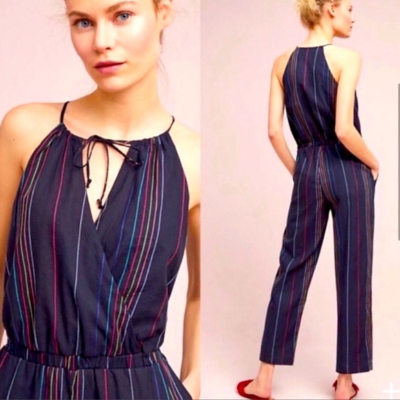 Anthropologie Pants - NWT Anthropologie Dolan Halter Jumpsuit w/ Pockets